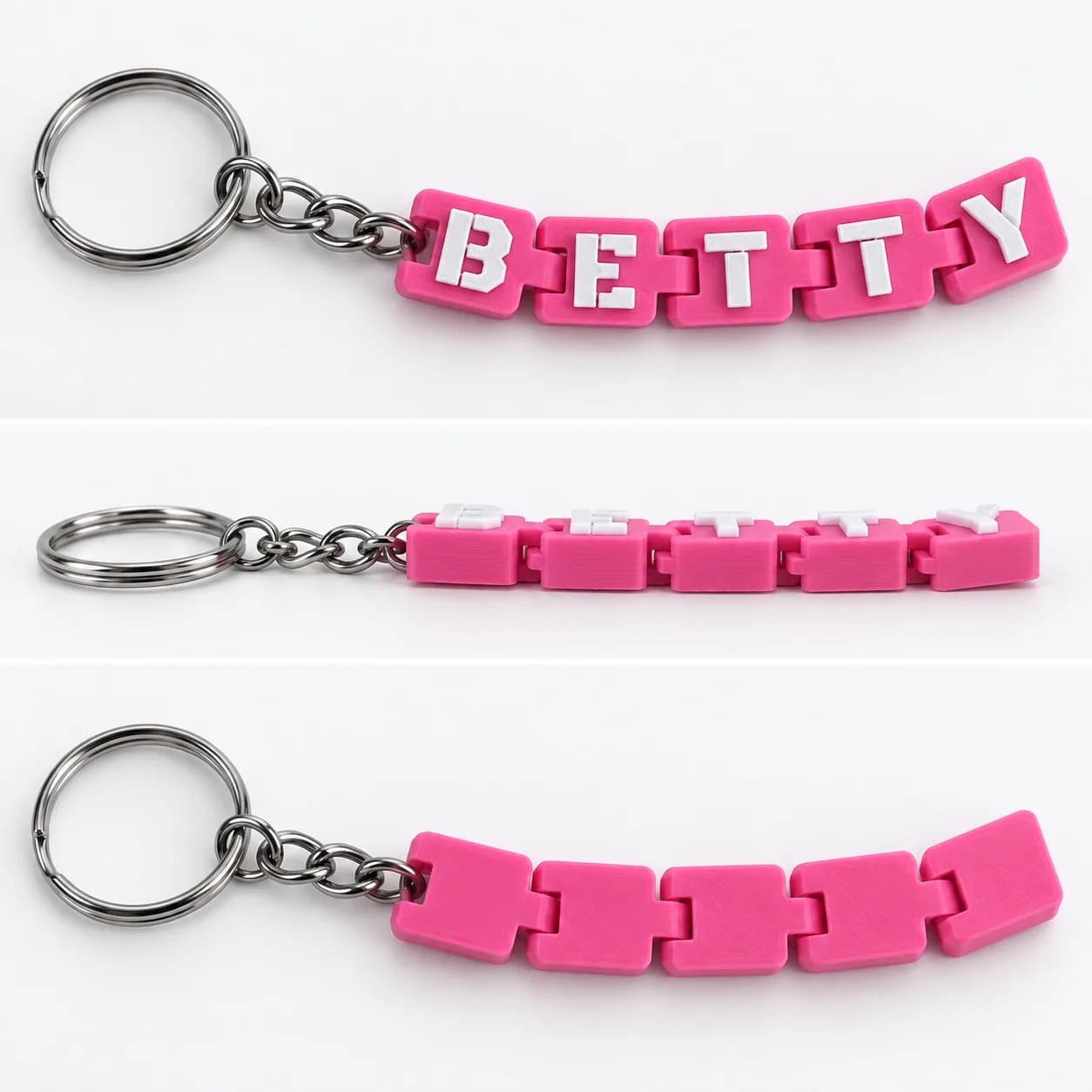 Llavero Personalizado con Nombre Articulado