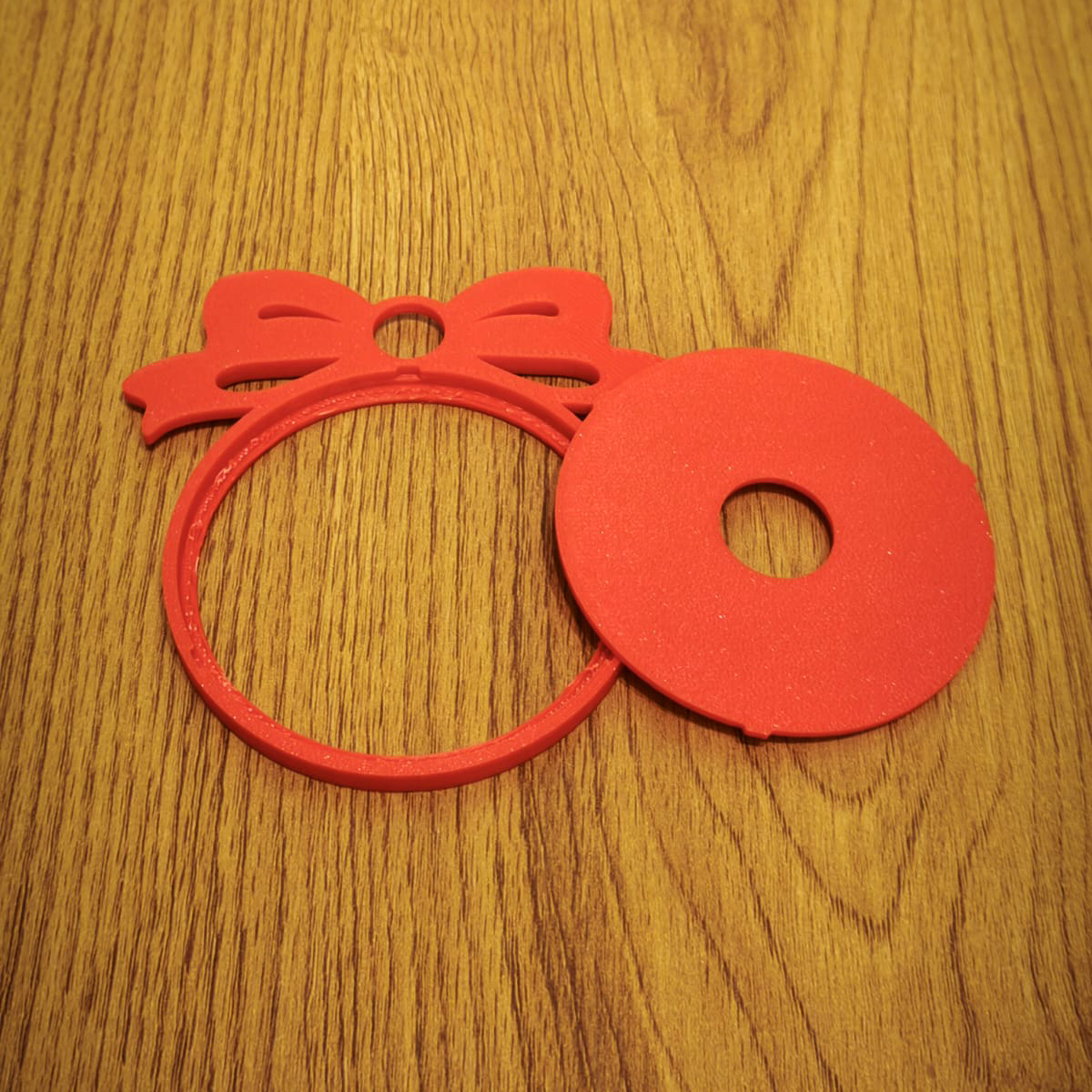 Adorno Navideño Redondo Personalizable (Foto 7×7 cm) – Varios Colores - Imagen 2